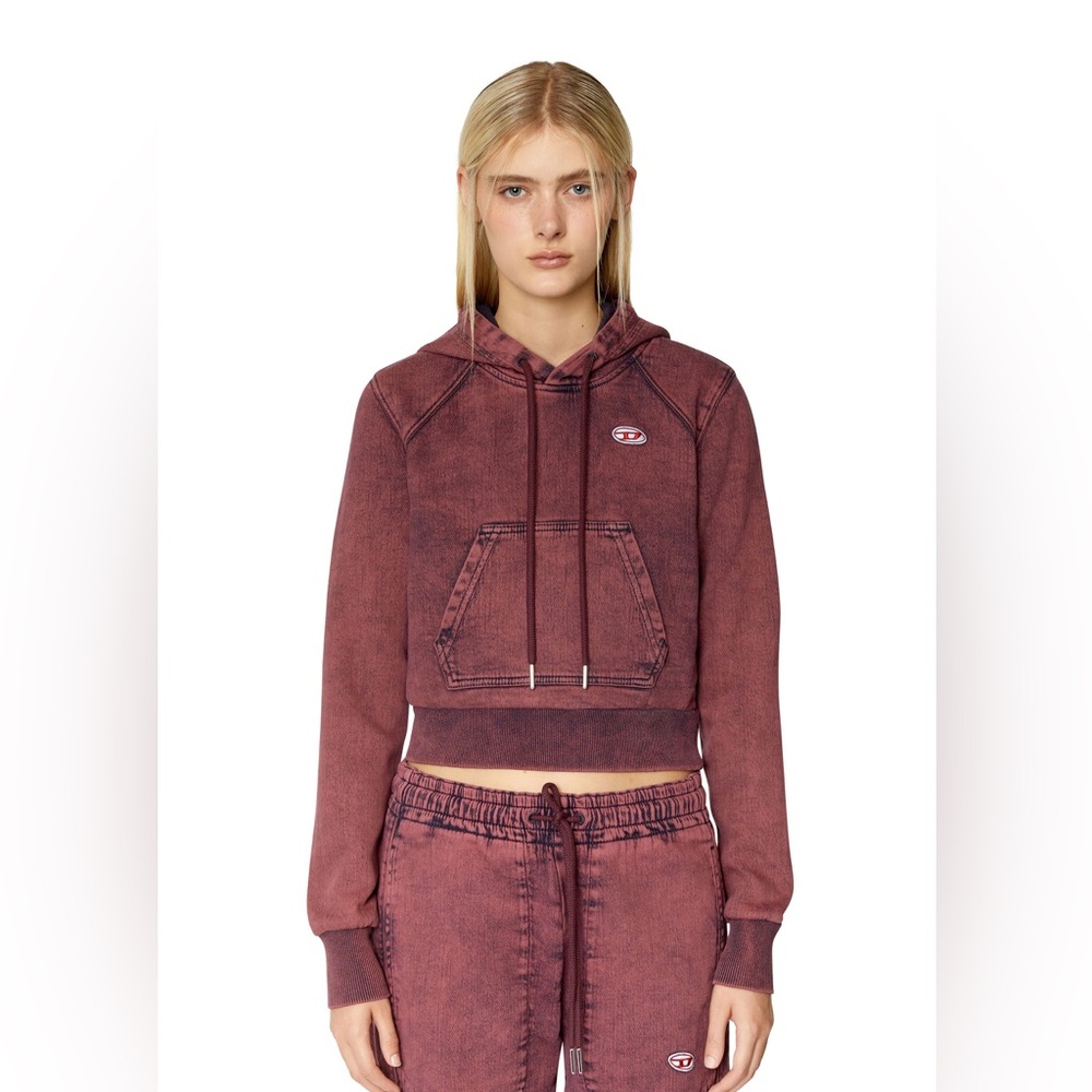 Diesel D-Angy Track Denim Hoodie